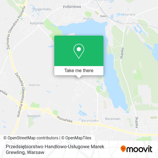 Przedsiębiorstwo Handlowo-Usługowe Marek Grewling map