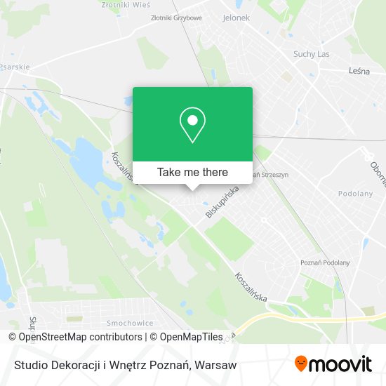 Studio Dekoracji i Wnętrz Poznań map