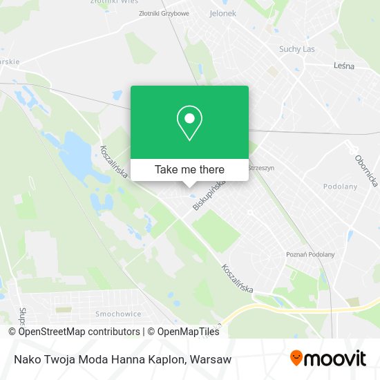 Nako Twoja Moda Hanna Kaplon map