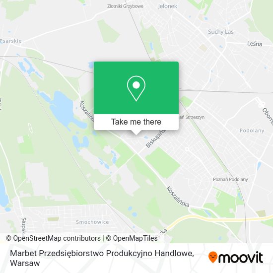 Marbet Przedsiębiorstwo Produkcyjno Handlowe map