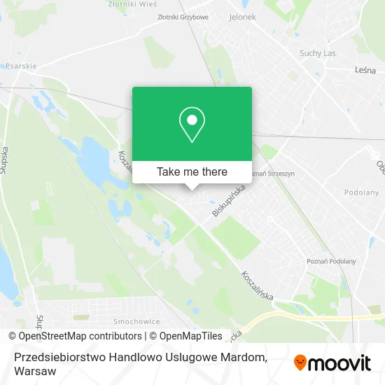 Карта Przedsiebiorstwo Handlowo Uslugowe Mardom