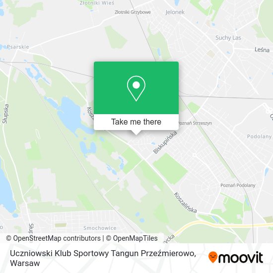 Uczniowski Klub Sportowy Tangun Przeźmierowo map