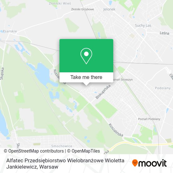 Alfatec Przedsiębiorstwo Wielobranżowe Wioletta Jankielewicz map