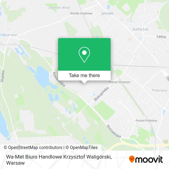 Wa-Met Biuro Handlowe Krzysztof Waligórski map