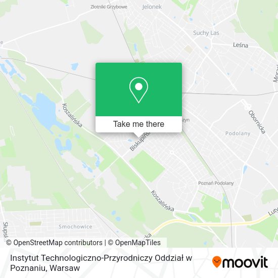 Instytut Technologiczno-Przyrodniczy Oddział w Poznaniu map