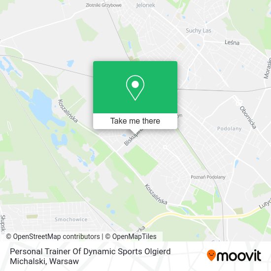 Personal Trainer Of Dynamic Sports Olgierd Michalski map