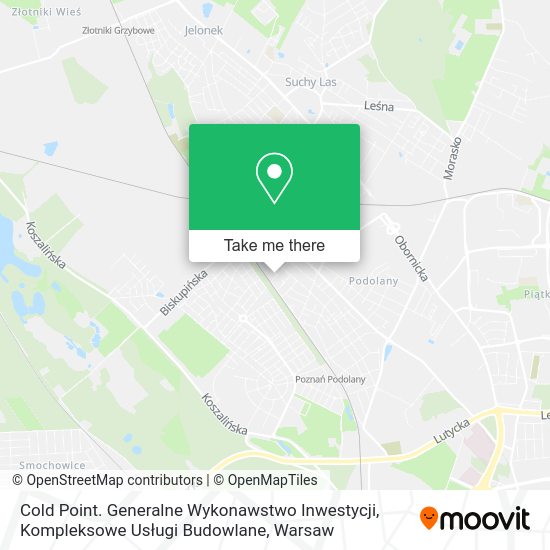 Cold Point. Generalne Wykonawstwo Inwestycji, Kompleksowe Usługi Budowlane map