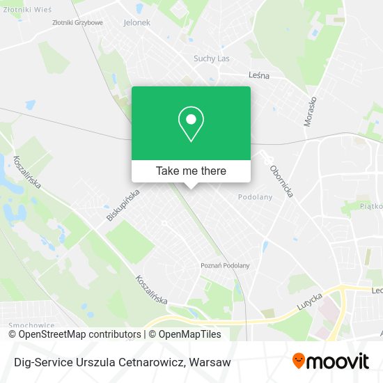 Dig-Service Urszula Cetnarowicz map