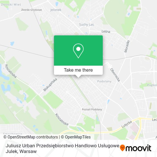 Juliusz Urban Przedsiębiorstwo Handlowo Usługowe Julek map