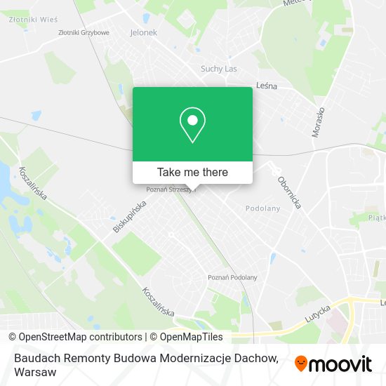 Baudach Remonty Budowa Modernizacje Dachow map