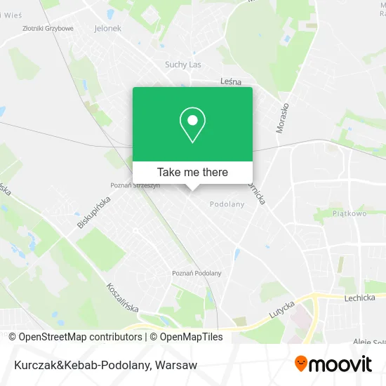 Kurczak&Kebab-Podolany map