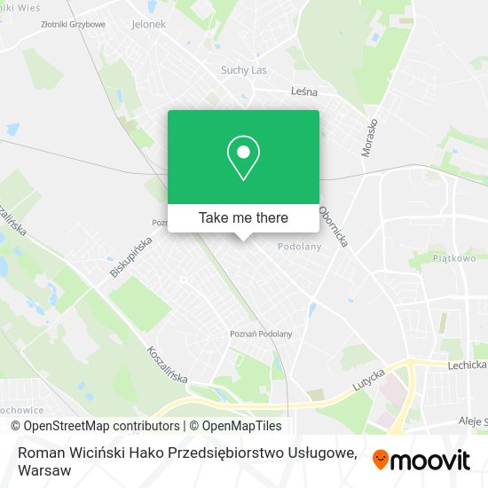 Roman Wiciński Hako Przedsiębiorstwo Usługowe map