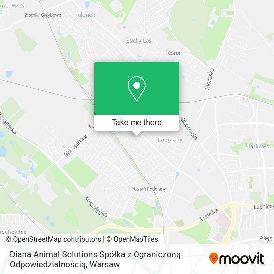 Diana Animal Solutions Spółka z Ograniczoną Odpowiedzialnością map