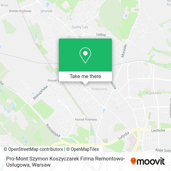 Pro-Mont Szymon Koszyczarek Firma Remontowo-Usługowa map