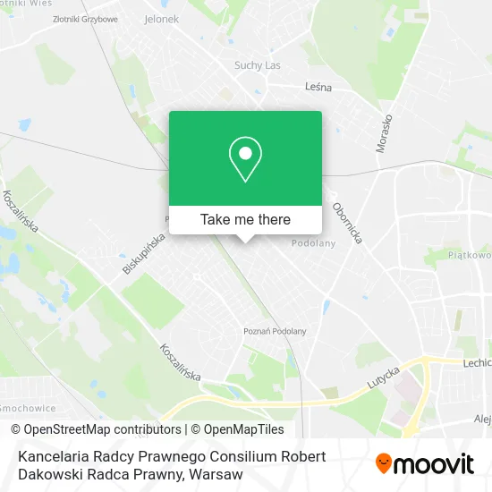 Карта Kancelaria Radcy Prawnego Consilium Robert Dakowski Radca Prawny