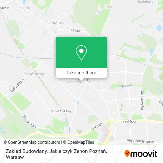 Zakład Budowlany. Jakielczyk Zenon Poznań map