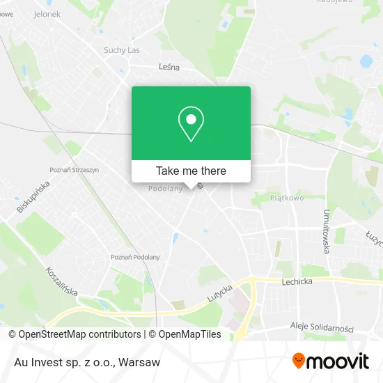 Карта Au Invest sp. z o.o.