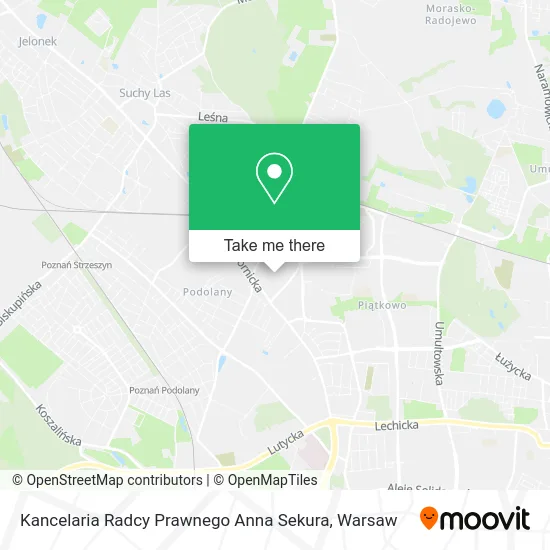 Карта Kancelaria Radcy Prawnego Anna Sekura