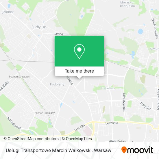 Usługi Transportowe Marcin Walkowski map