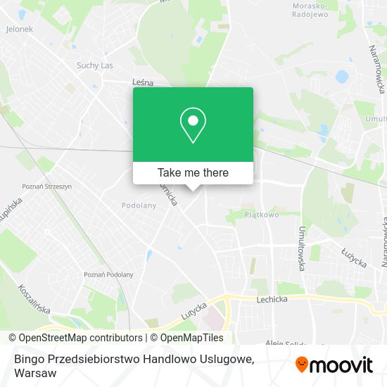 Bingo Przedsiebiorstwo Handlowo Uslugowe map