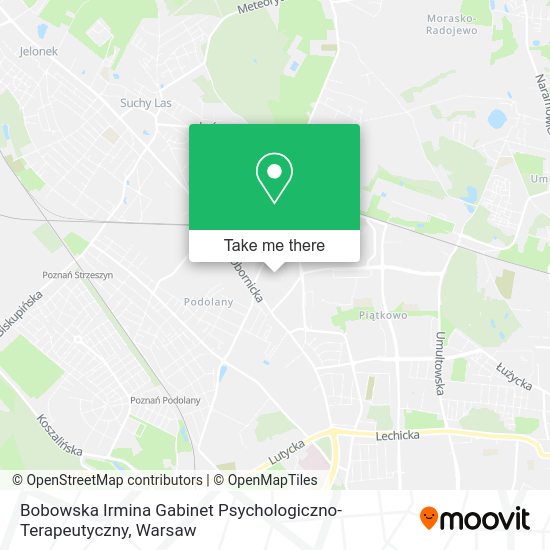 Bobowska Irmina Gabinet Psychologiczno-Terapeutyczny map