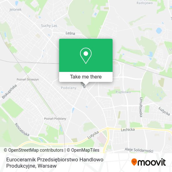 Euroceramik Przedsiębiorstwo Handlowo Produkcyjne map