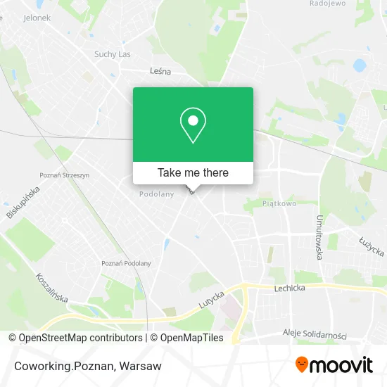 Карта Coworking.Poznan