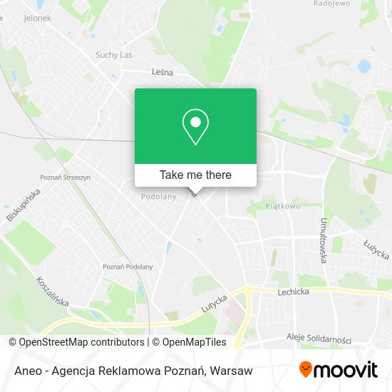 Aneo - Agencja Reklamowa Poznań map