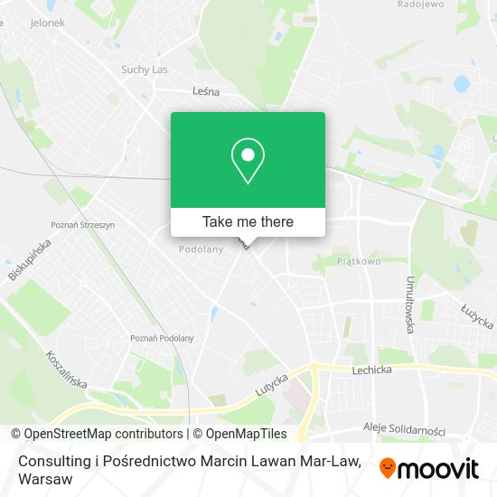 Consulting i Pośrednictwo Marcin Lawan Mar-Law map