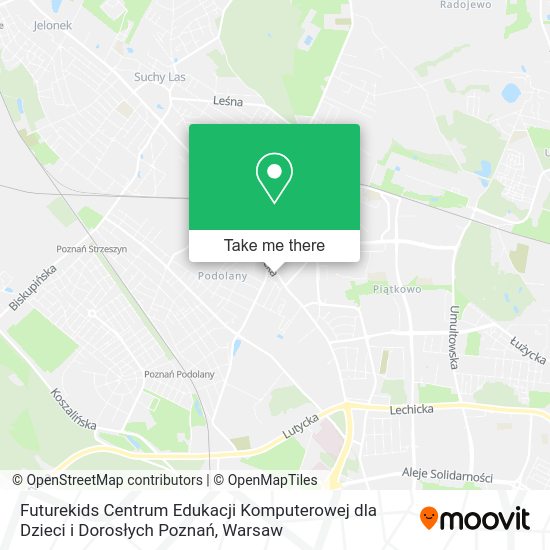 Futurekids Centrum Edukacji Komputerowej dla Dzieci i Dorosłych Poznań map