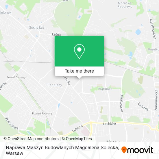 Naprawa Maszyn Budowlanych Magdalena Solecka map