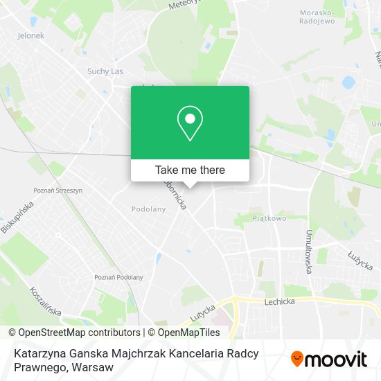 Katarzyna Ganska Majchrzak Kancelaria Radcy Prawnego map