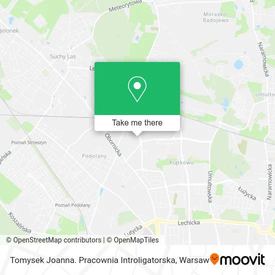 Карта Tomysek Joanna. Pracownia Introligatorska