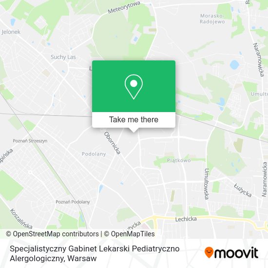 Specjalistyczny Gabinet Lekarski Pediatryczno Alergologiczny map