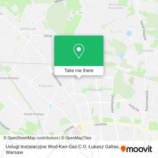 Usługi Instalacyjne Wod-Kan-Gaz-C.O. Łukasz Gallas map