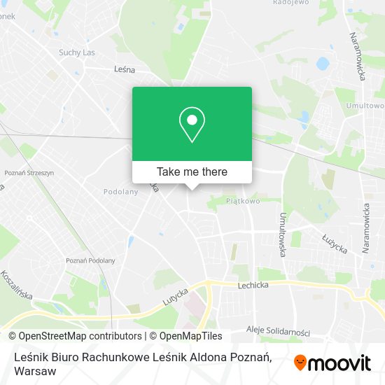 Leśnik Biuro Rachunkowe Leśnik Aldona Poznań map