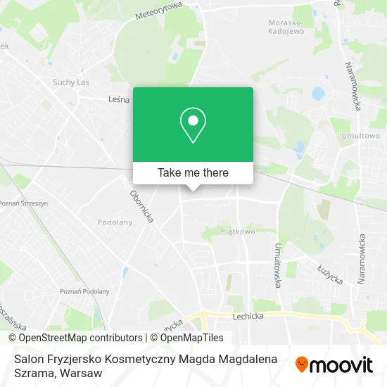Salon Fryzjersko Kosmetyczny Magda Magdalena Szrama map