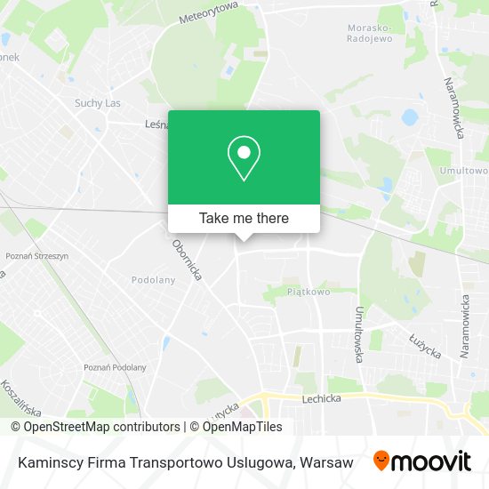 Kaminscy Firma Transportowo Uslugowa map