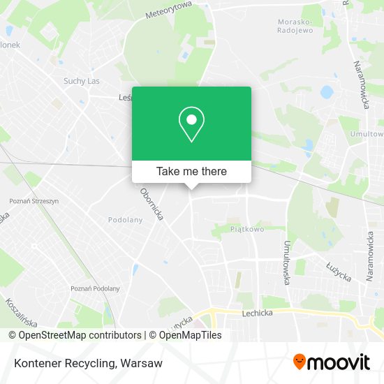 Kontener Recycling map