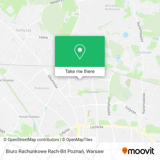 Карта Biuro Rachunkowe Rach-Bit Poznań