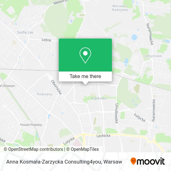 Anna Kosmała-Zarzycka Consulting4you map