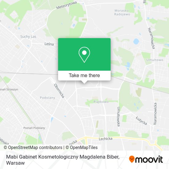 Mabi Gabinet Kosmetologiczny Magdalena Biber map