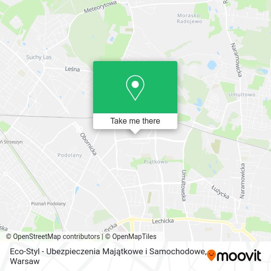 Eco-Styl - Ubezpieczenia Majątkowe i Samochodowe map