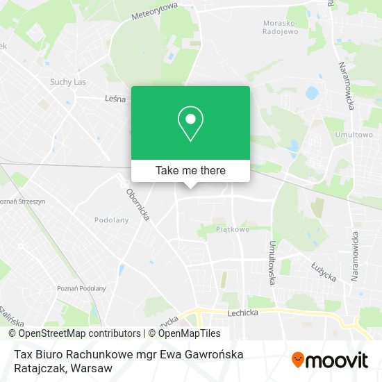 Tax Biuro Rachunkowe mgr Ewa Gawrońska Ratajczak map