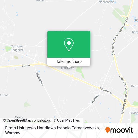 Firma Uslugowo Handlowa Izabela Tomaszewska map