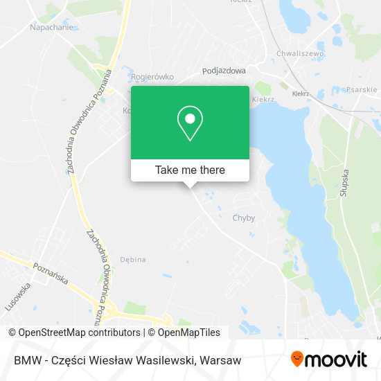 BMW - Części Wiesław Wasilewski map