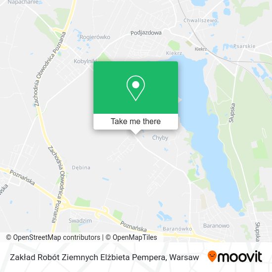 Zakład Robót Ziemnych Elżbieta Pempera map