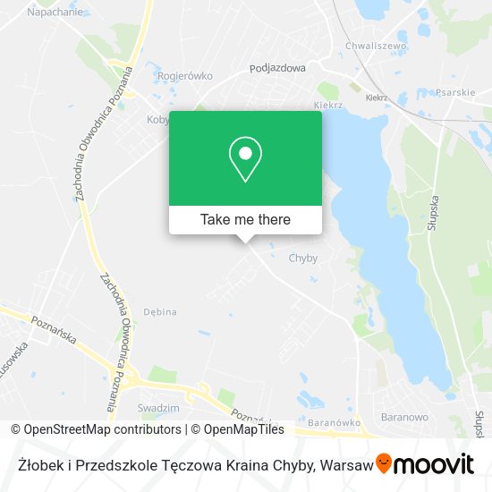 Żłobek i Przedszkole Tęczowa Kraina Chyby map