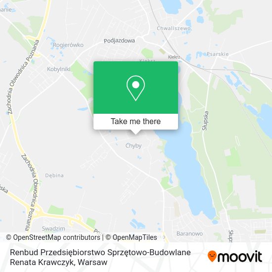 Renbud Przedsiębiorstwo Sprzętowo-Budowlane Renata Krawczyk map