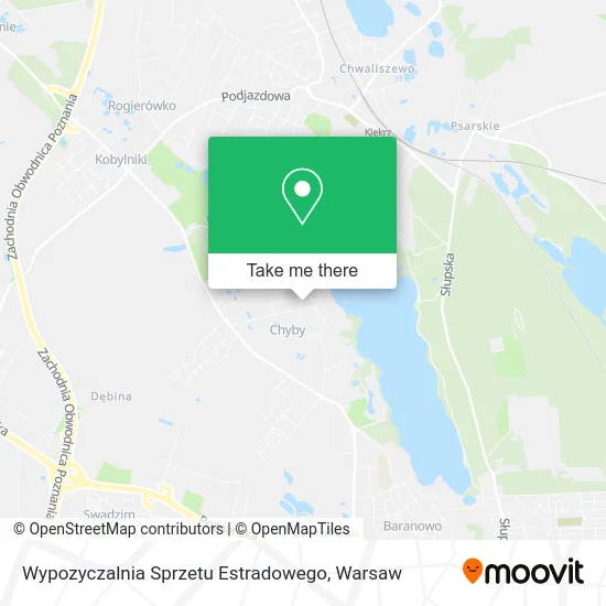 Карта Wypozyczalnia Sprzetu Estradowego